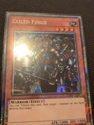 Exiled Force Yu-Gi-Oh! card like new, rare vintage