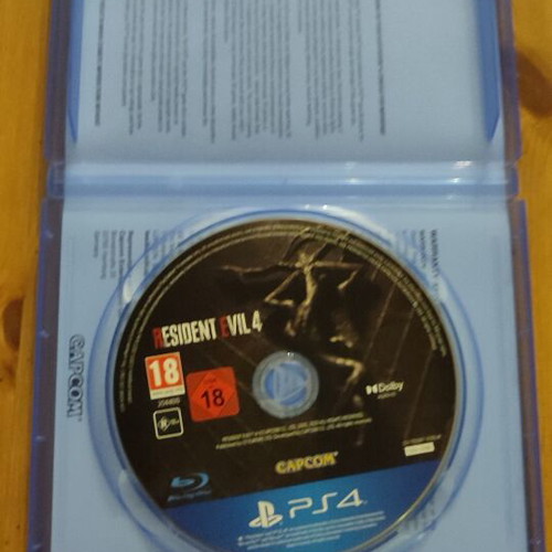 Resident Evil 4 Remake PS4 game with PS5 upgrade