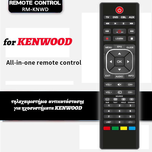 Kenwood Replacement Remote Control New