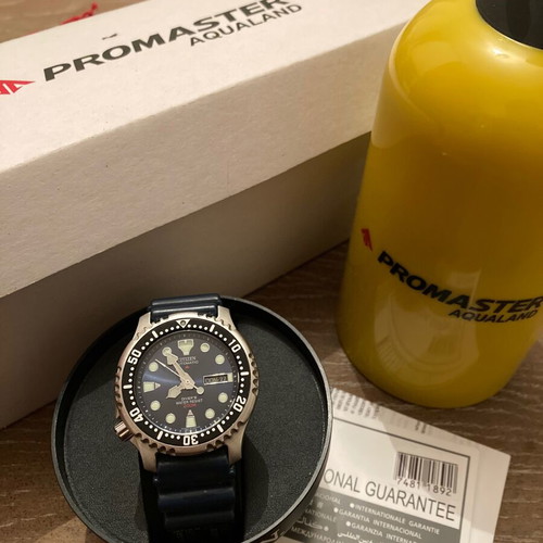 Citizen Promaster Ny0040 blue used, full set