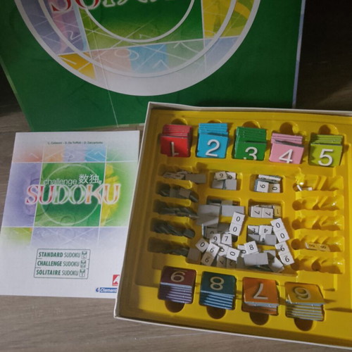 Sudoku board game used