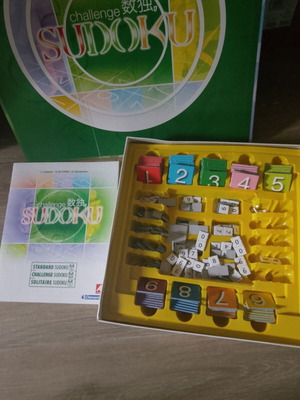 Sudoku board game used