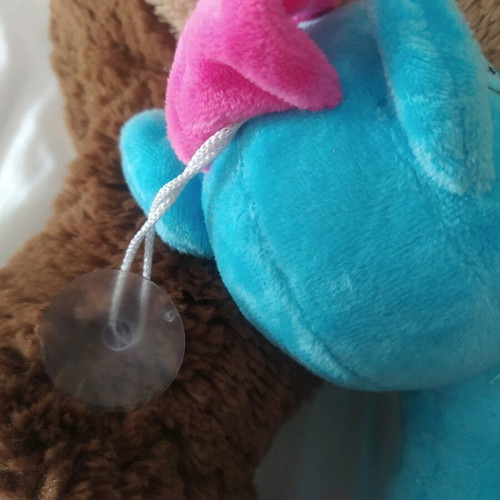 Plush pony like new with suction cup