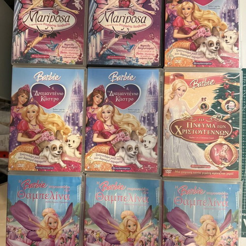 Barbie DVD collection, authentic, dubbed, animated movies