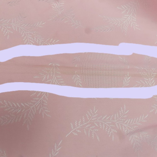 Pink jacquard fabric, double-sided, 1.80m width