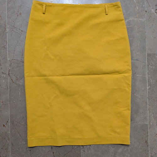 Passager Athens mustard pencil skirt size M like new, cotton blend