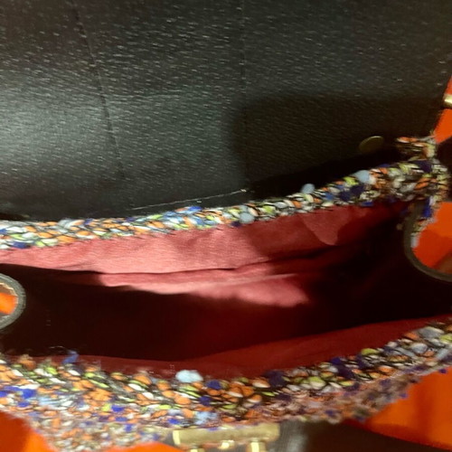 Handmade vintage bag like new, multicolored