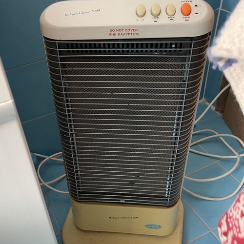 Halogen electric heater used, good condition