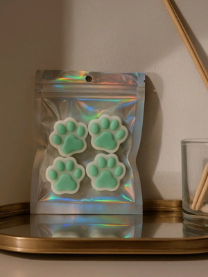 Wax melts paw shape new, soy plant-based wax