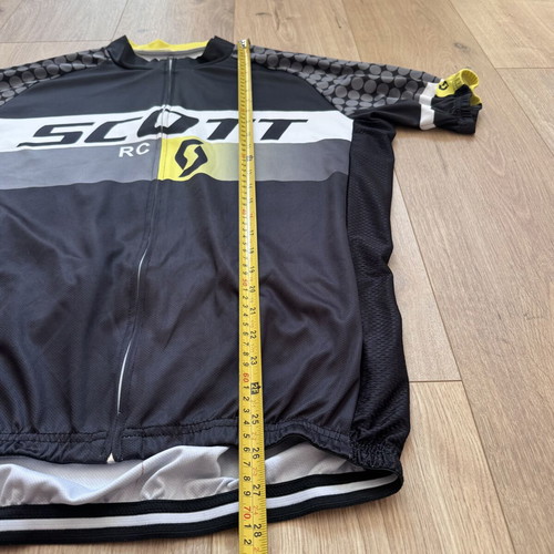 Scott RC PRO ProTec Full Zip Cycling Jersey Top XXL like new, black