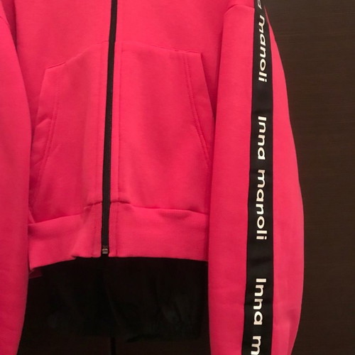 Inna Manoli sweatshirt jacket used, fuchsia, size S/M
