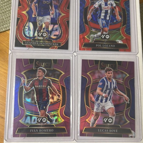 Panini Select La Liga low numbered card bundle of 4