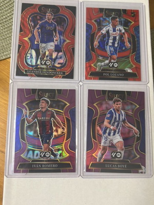 Panini Select La Liga low numbered card bundle of 4