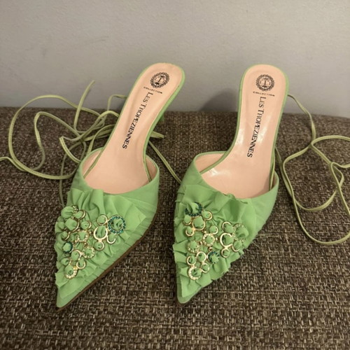 Les Tropeziennes green pumps size 37 new without tag