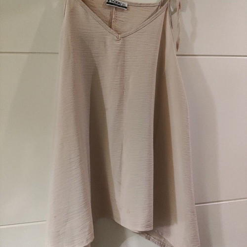Set top and palazzo pants like new, beige