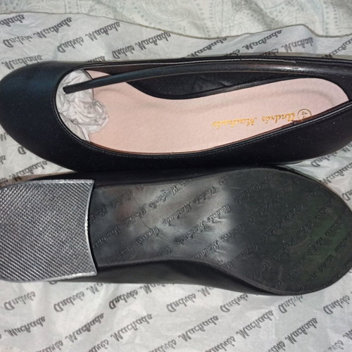 Andres Machado ballerinas new, size 43, black, with heel
