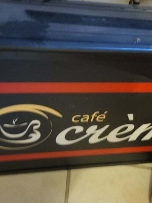 Double-Sided Lighted Sign for Outdoor Use like new, aluminum, 80x50x18 cm