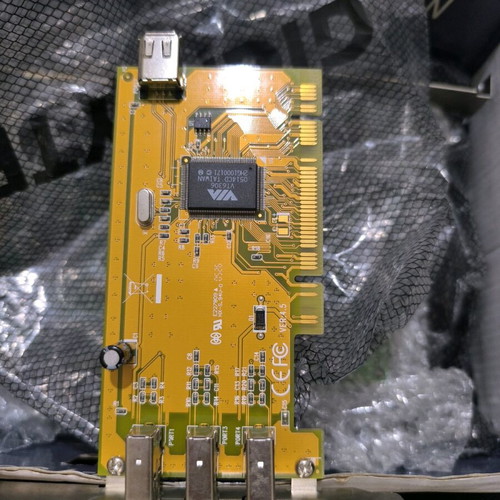 Firewire PCI card 3+1 VIA like new, 4 ports VT6306