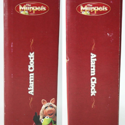 The Muppets Kermit The Frog Analog Table Clock Alarm New 2007