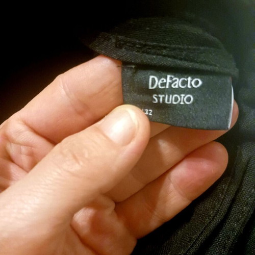 DeFacto Jogger Chino men's pants, size 30/32, black