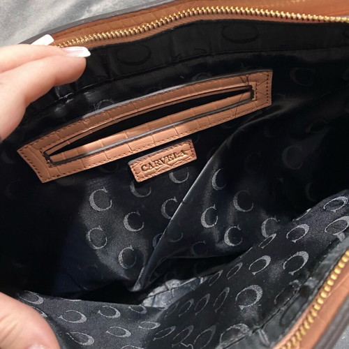 Women's croc pattern bag used in very good condition