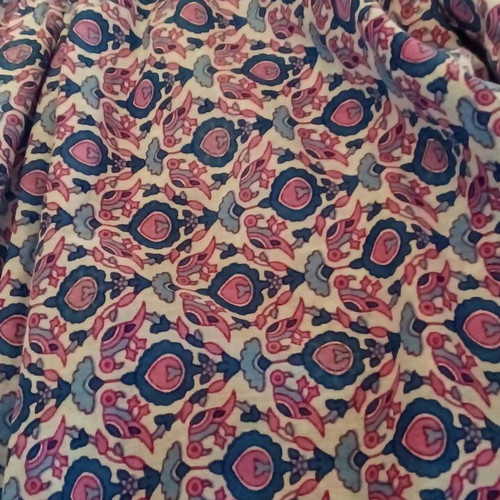 Cotton shirt size M like new, airy with satin details