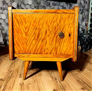 Κομοδίνο Παλιό Vintage ξύλινο 49Χ38Χ57