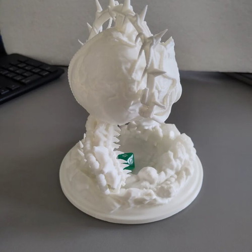 Dice Tower Skeleton new, 3D printed