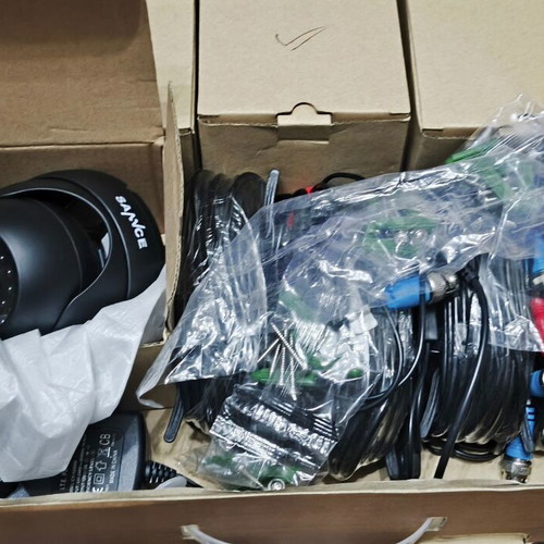 SANNCE security camera system DVR 8CH with 1TB HDD and 4 cameras new