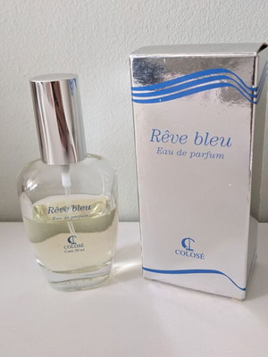 Colose Rêve bleu perfume 50ml used, fresh summer scent