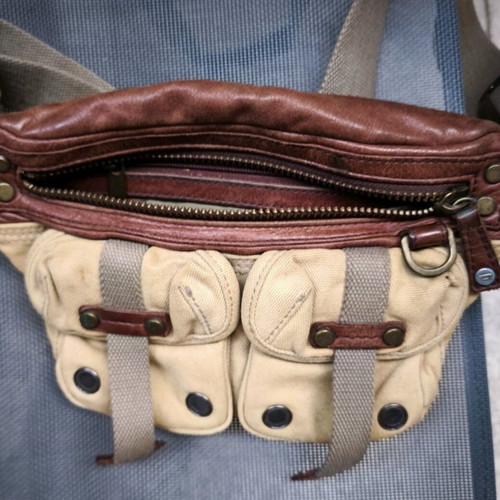 Diesel Waist Bag like new, beige, collectible