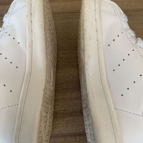Adidas Stan Smith C sneakers used, kids size 28, white and green