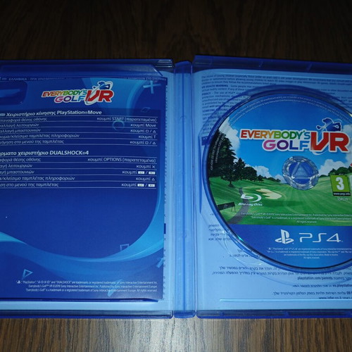 Everybody's Golf VR PlayStation 4 game like new