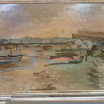  Έργο τέχνης σε μοναδική κορνίζα πολύ παλιό μοναδικό!!