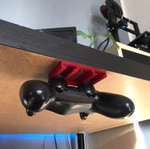 PS4 and PS5 Controller Holder for Under Desk Mounting