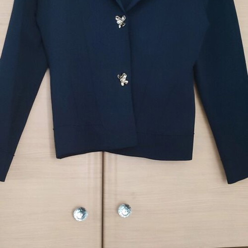 Zara cardigan blue new, size Medium with silver buttons
