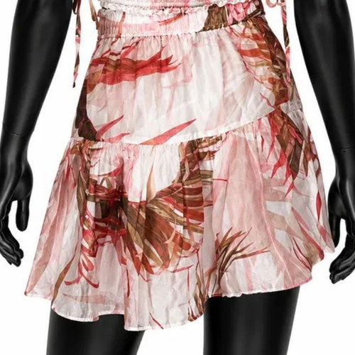 All Saints Astria Mae Luar Skirt like new, brown and pink
