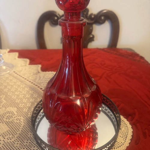 Vintage red carafe new