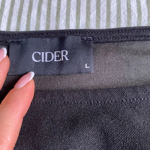 Cider black dress like new, size L