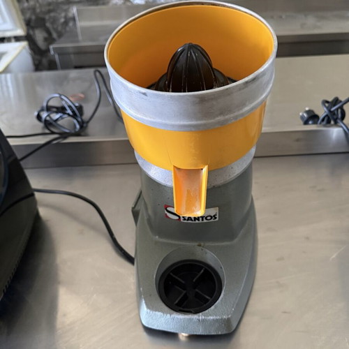 Santos professional juicer used, stainless steel