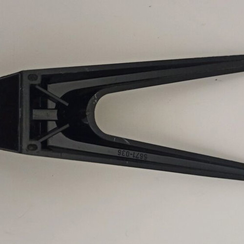 Grundig Vintage microphone base stand used black plastic authentic
