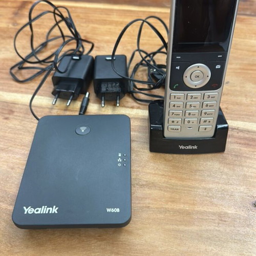 Yealink W60B DECT IP Phone like new, wireless black