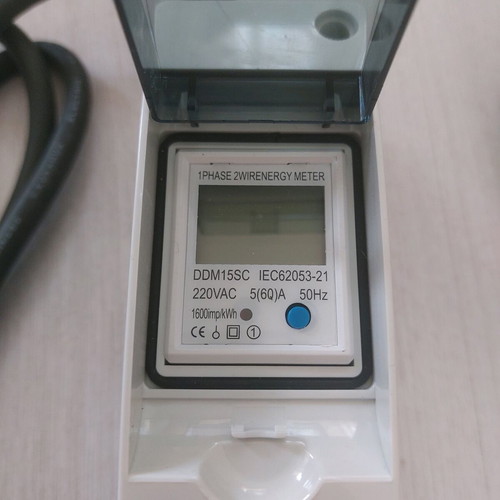 Professional Mobile Electricity Meter DDM15SC IP67 new, portable wattmeter 60A
