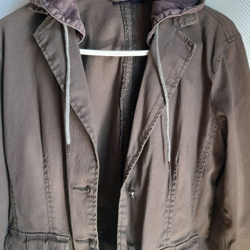 Woman's jacket brown size M used, cotton