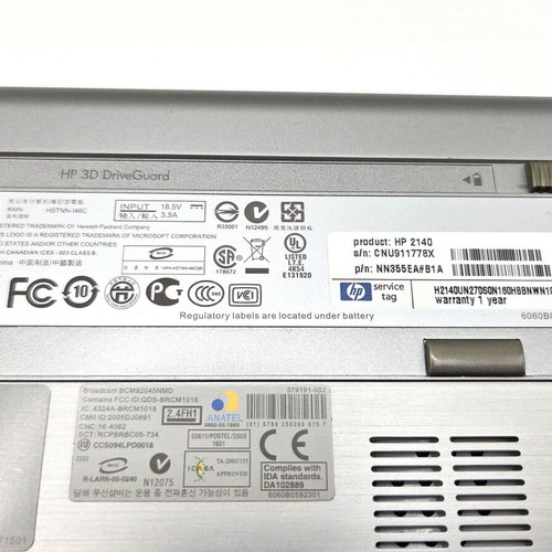 HP Mini 2140 σαν καινούργιο με τροφοδοτικό και Windows XP