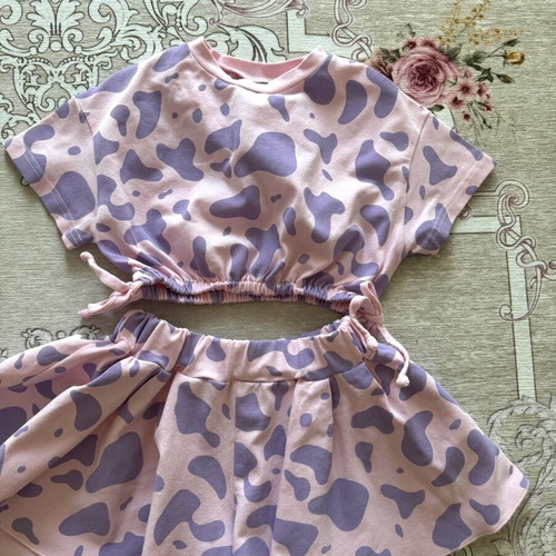 Mirabelle KidsCollection girls' set size 3-4 like new, pink and purple