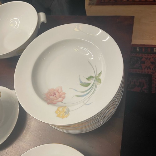 Rosenthal dish set used, 24 shallow, 12 deep, 12 fruit, 12 dessert plates