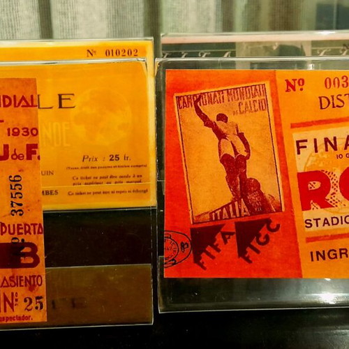 Mundial 1930, '34, '38 Final Tickets New, Replica of First Three World Cups