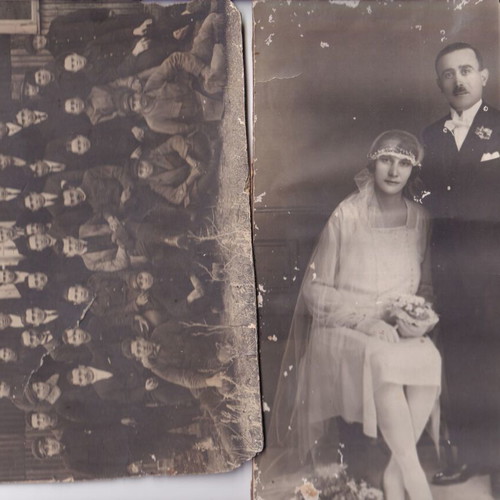 Portrait photos pack of 25 used, various sizes