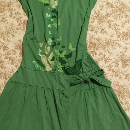 Green Y2K dress like new, size S